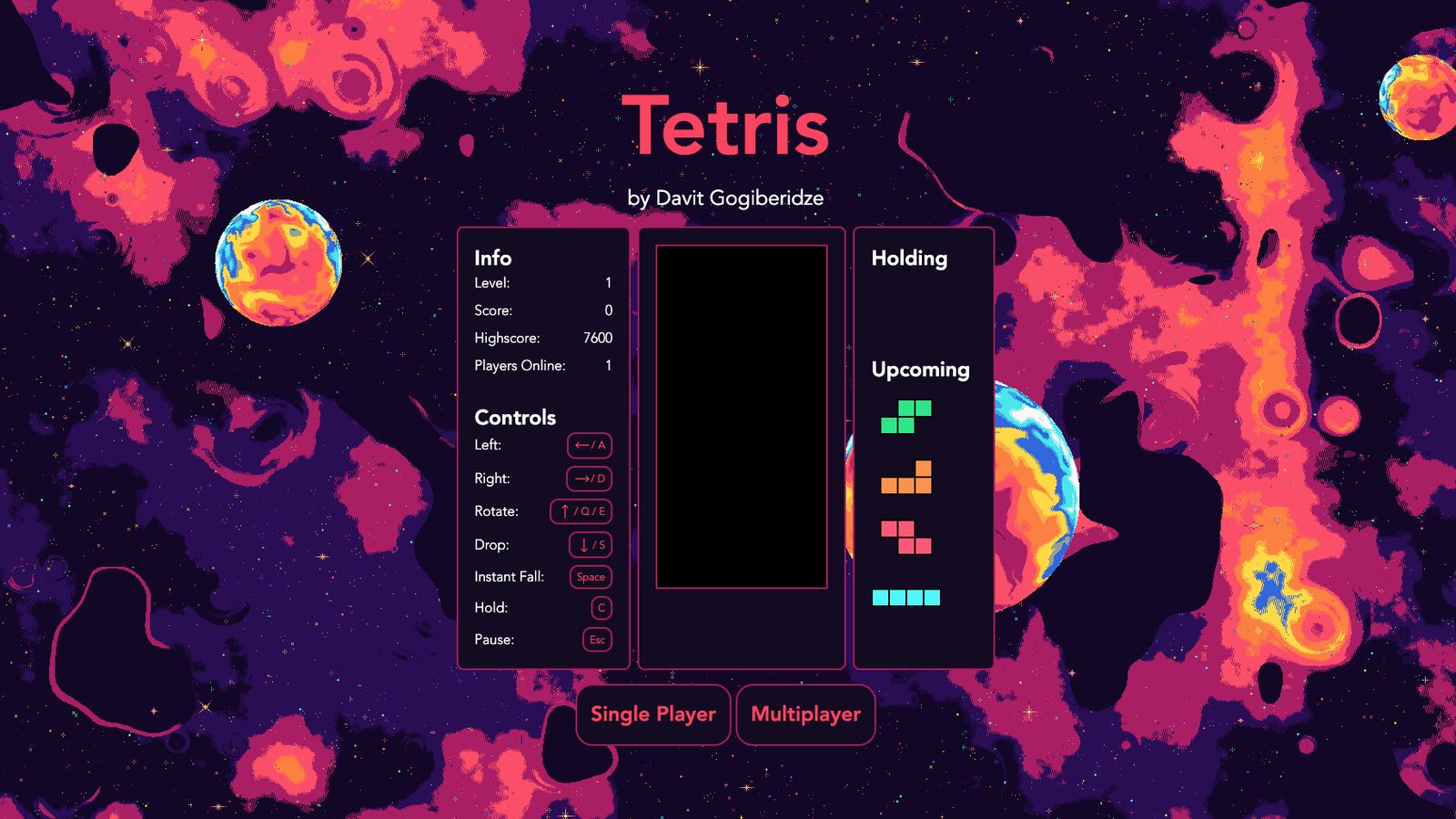 RxJS Multiplayer Tetris